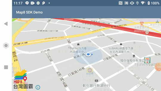 Simple map view an